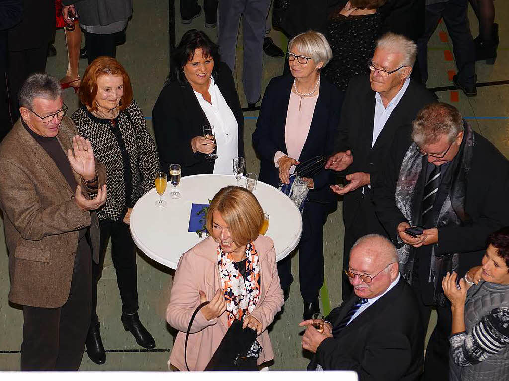 Voll besetzt war die Sthlinger Stadthalle bei der Verabschiedung von Brgermeisterin Isolde Schfer.