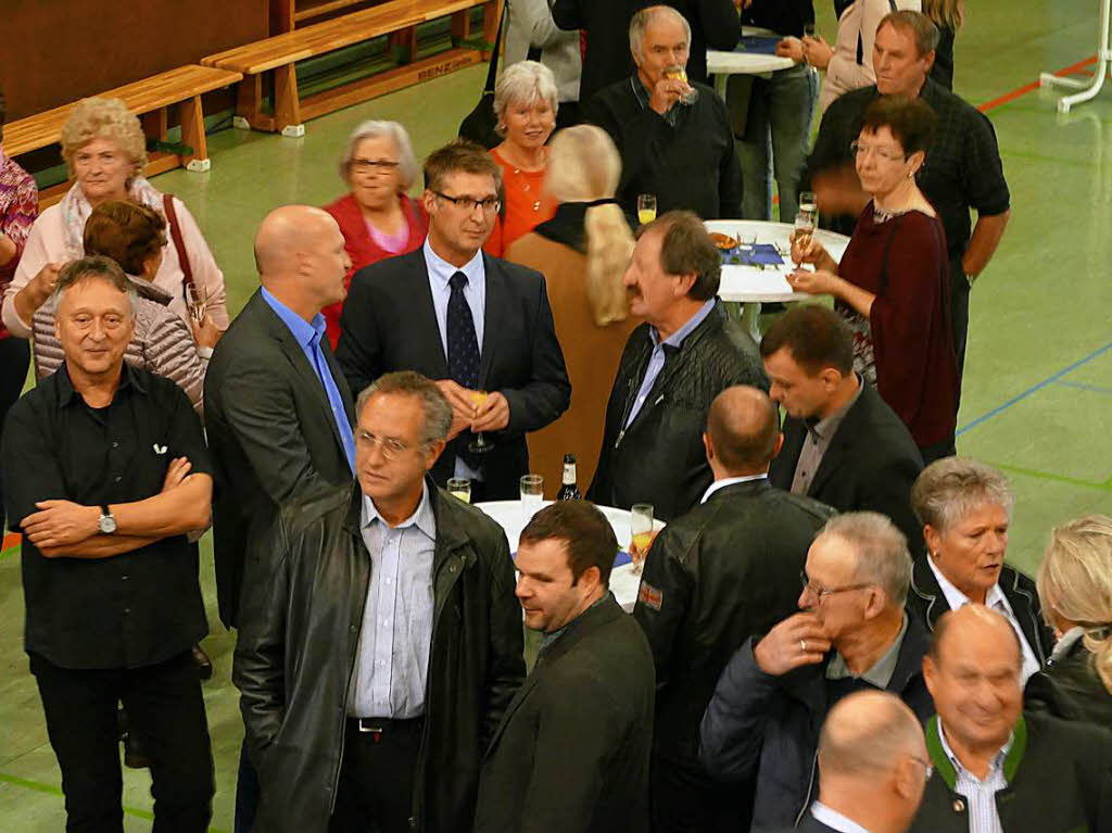 Voll besetzt war die Sthlinger Stadthalle bei der Verabschiedung von Brgermeisterin Isolde Schfer.