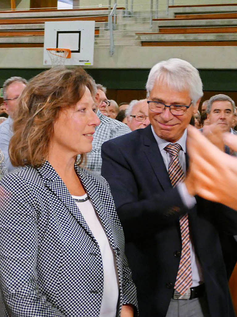 Isolde Schfer und ihr Lebensgefhrte Flemming Nielsen