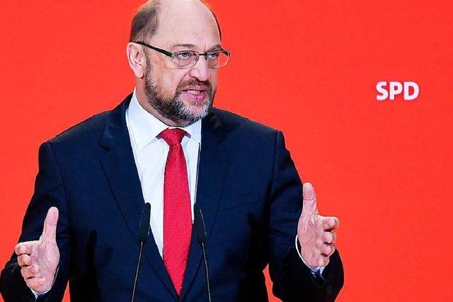 Schulz erwgt Abstimmung der Basis ber mgliche Koalition