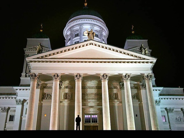 Der Dom von Helsinki, das Wahrzeichen von Finnlands Hauptstadt.  | Foto: Uwe Zucchi