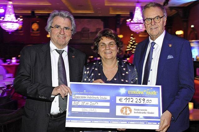 Benefiz-Gala im Europa-Park bringt weit ber 100.000 Euro fr Freiburger Frderverein