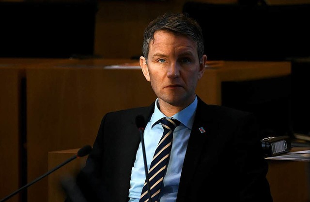 Der Thringer AfD-Chef Bjrn Hcke.  | Foto: dpa