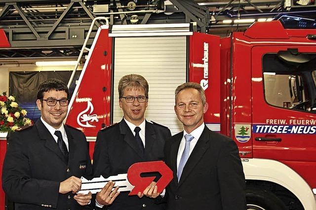 Schne Bescherung fr die Feuerwehr