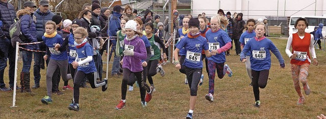 Auch die Jugend zeigte beim Crosslauf ...stag in Wyhl ihr luferisches Knnen.   | Foto: Jrgen Schweizer