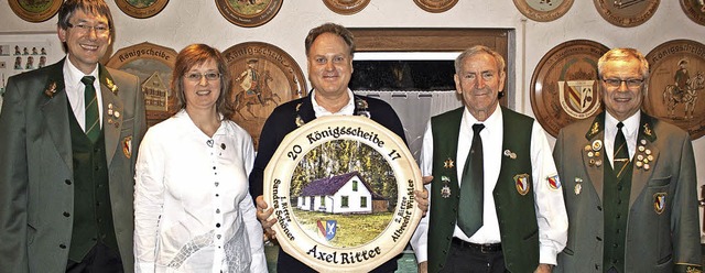 Proklamation des Weisweiler Schtzenk...d  Oberschtzenmeister Gerhard Huber.   | Foto: Privat