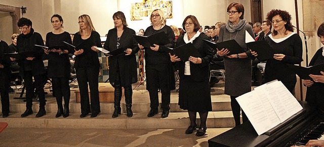 Der Chor Cantissima singt seit ber 15 Jahren in Hartheim.   | Foto: O. Faller