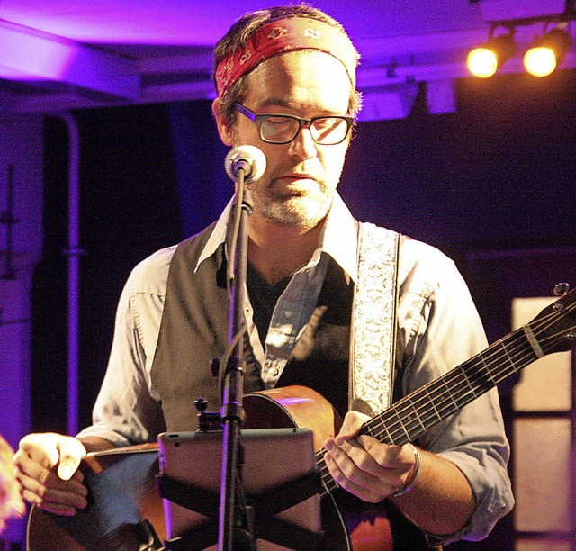 Lieder und Geschichten des amerikanisc...rand beim Konzert im Rehmann-Museum.    | Foto: Charlotte Frse