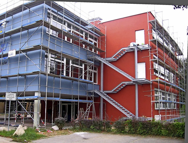 Zur Baustelle knnte der Neubautrakt der Murgtalschule bald wieder werden.   | Foto: Archivfoto: Stefan Sahli