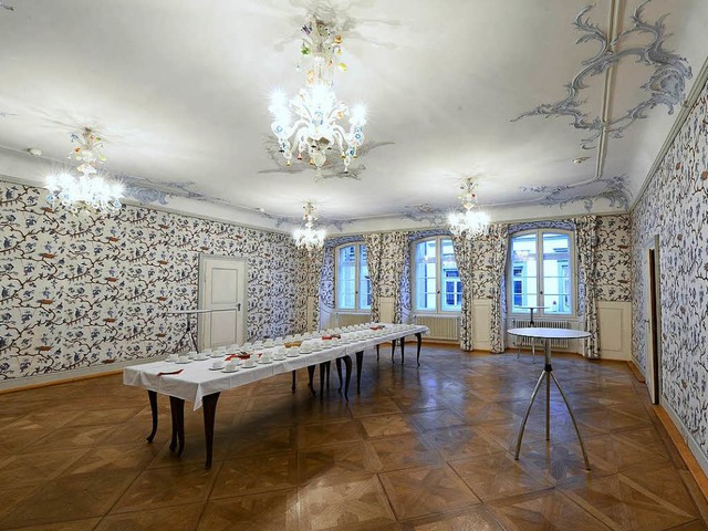 Romantisch: der Rokokosaal im Historischen Kaufhaus  | Foto: Ingo Schneider