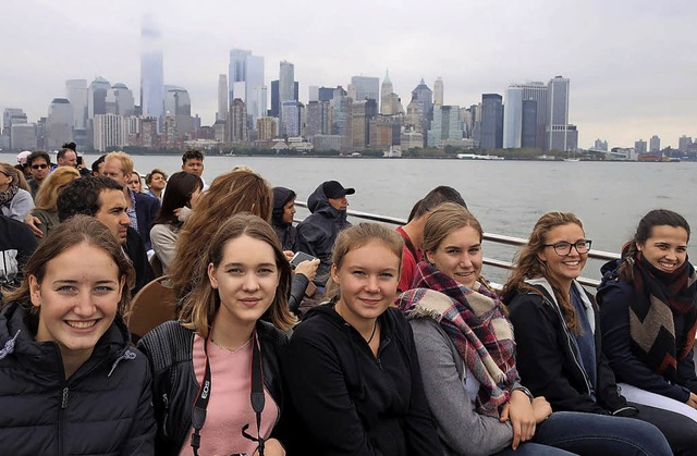 In New York lieen die Elztler Schle...m Schul- und Lebensalltag teilnahmen.   | Foto: Fotos: Schule