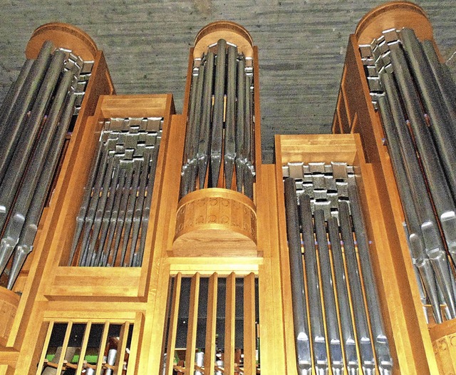 Die Mayer-Orgel in der Heilig-Kreuz-Ki...ckingen ist  generalberholt worden.   | Foto: Michael Gottstein