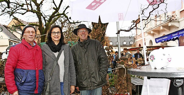 Der Verein SKM setzte sich mit einem S...nke, Katharina Ruch und Andreas Haug.   | Foto: Marlies Jung-Knoblich