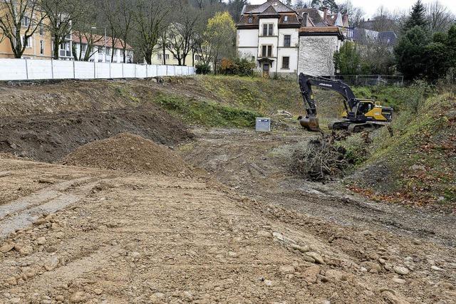 Bauarbeiten auf dem Gelände des Adelheid-Testa-Haus haben begonnen - nach zwei Jahren Stillstand