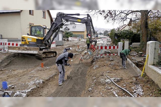 Nchste Baustelle im Winzerdorf