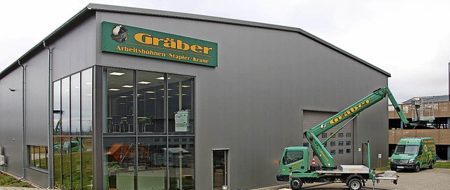 Grber erffnete in Haltingen eine moderne Niederlassung.  | Foto: Herbert Frey