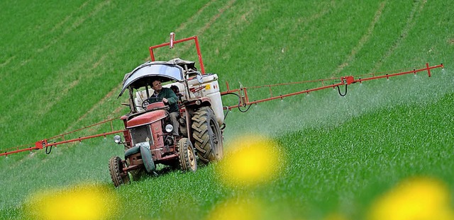 &#8222;Es geht auch ohne Herbizid-Einsatz, so die Offenburger Grnen.  | Foto: dpa