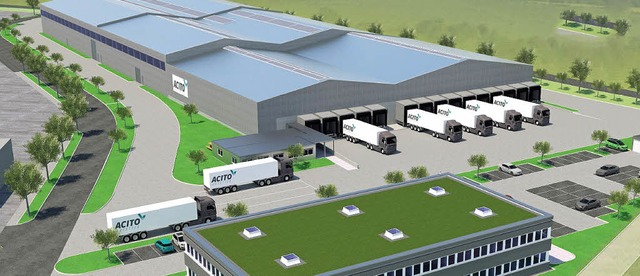 Acito Logistics hat sein Logistikzentrum in Efringen-Kirchen erweitert.  | Foto: REpro: Acito Logistics