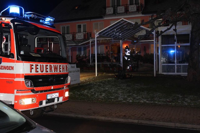 Brand im Hotel Hofmann Zur Mhle in Bad Krozingen  | Foto: Feuerwehr
