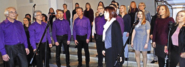 Unter Leitung von Irina Flato hat der ...er evangelischen Stadtkirche gegeben.   | Foto: Michael Gottstein