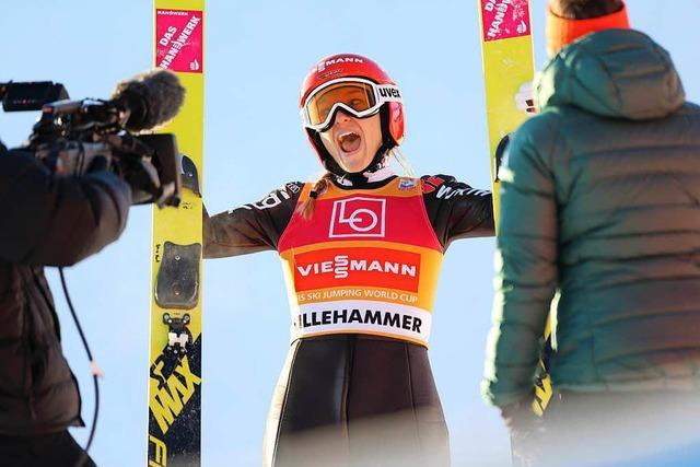 Deutsche Skispringer landen Doppelsiege in Russland