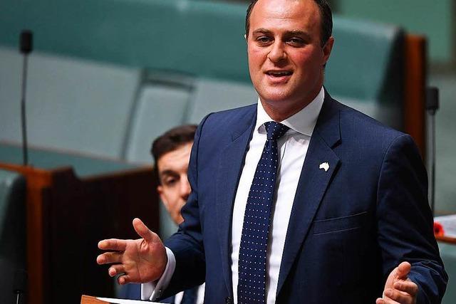 Australischer Abgeordneter macht Antrag im Parlament