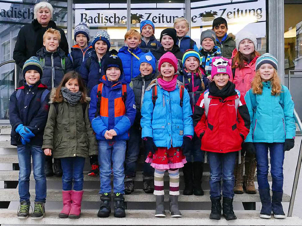 Klasse 4 der Franz-Xaver-Klingler-Grundschule aus Wittnau