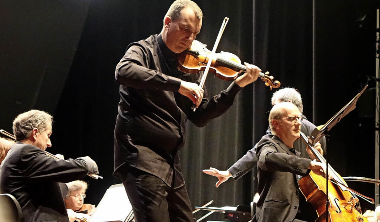 Geiger Christian Ostertag und  Cellist Francis Gouton harmonierten exzellent.   | Foto: Roswitha Frey