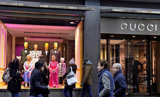 Eine Gucci-Filiale in Mailand  | Foto: AFP