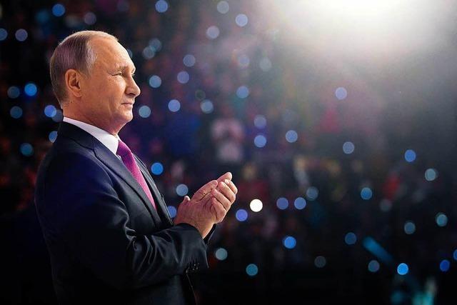 Putin will vierte Amtszeit als Präsident Russlands