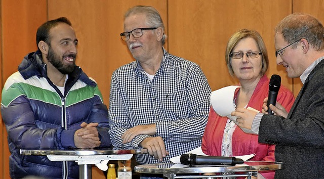 Von links nach rechts: Roberto Leanza ... Schwierigkeiten bei der Arbeitsuche.   | Foto: Agentur fr Arbeit