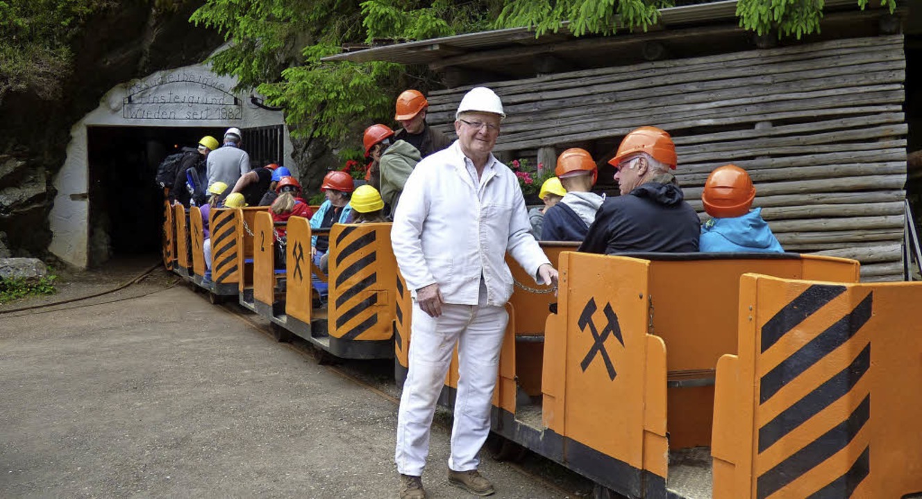 Der Bergmannsverein Finstergrund organisiert Fhrungen in der Grube.   | Foto: Bergmannsverein
