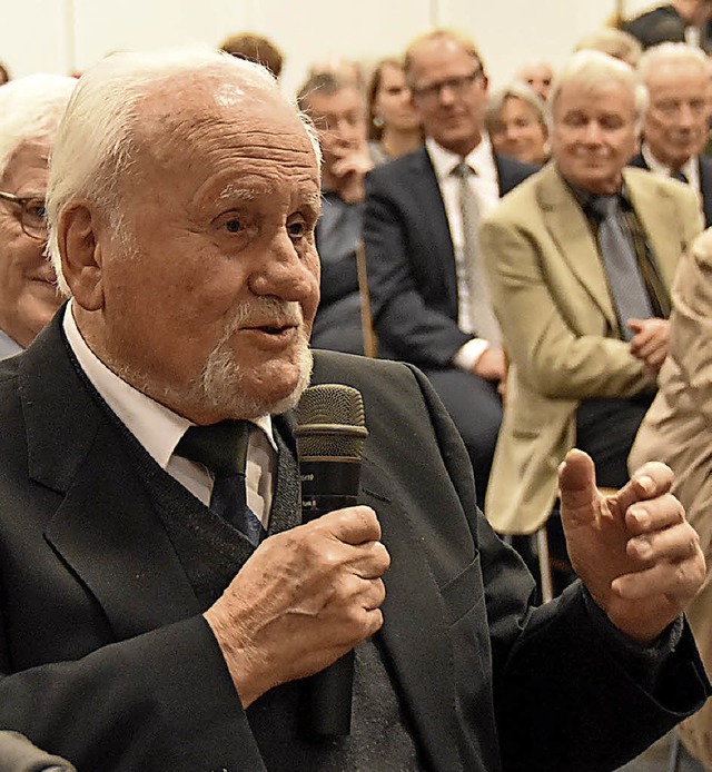 Ehrenbrger Otto Selb und<ppp></ppp>  | Foto: Nikola Vogt