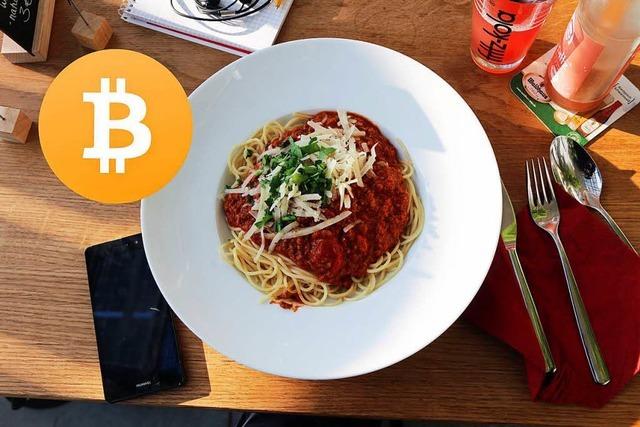 Wie ich eine Portion Spaghetti Bolognese mit Bitcoins bezahlt habe