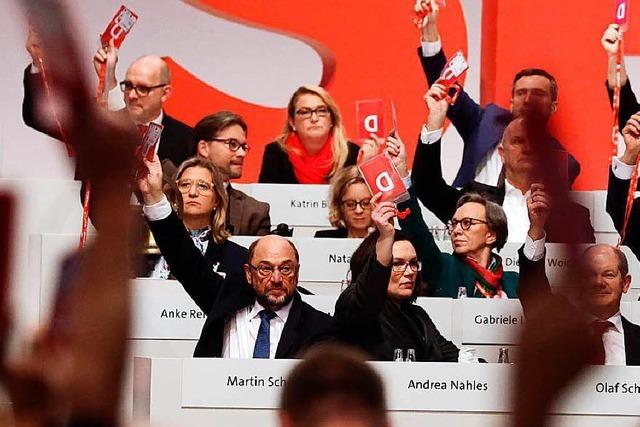 SPD stimmt ergebnisoffenen Gesprchen mit Union zu