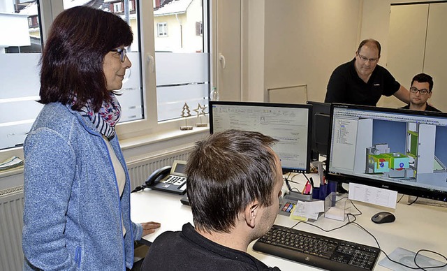 Planung und Konstruktion sowie Montage... haben jetzt ein besseres Raumangebot.  | Foto: E. Steinfelder