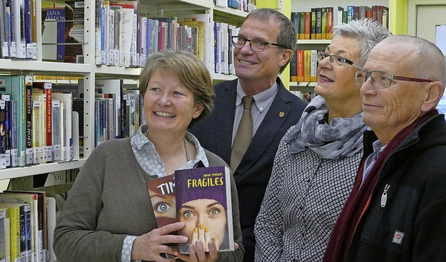 Freuen sich auf und ber die Lektre (...t, Danielle Lauer und Reinhard Brner   | Foto: Verena Pichler