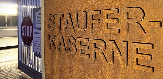 Die Staufer-Kaserne ist wieder im Interesse der Staatsanwlte.   | Foto: dpa