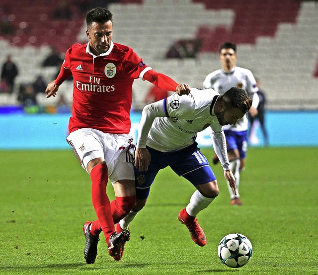 Derzeit ganz stark: Basels  Spieler Ra...ts) &#8211; hier im Spiel in Lissabon   | Foto:  dpa