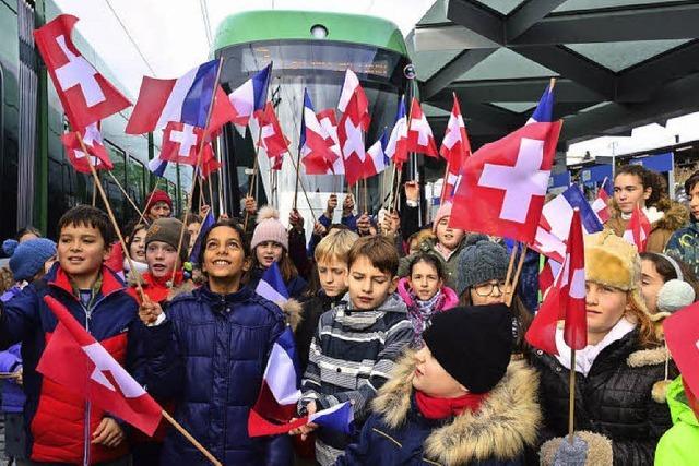 Saint-Louis und Basel verbindet wieder eine Landesgrenzen berschreitende Tramlinie