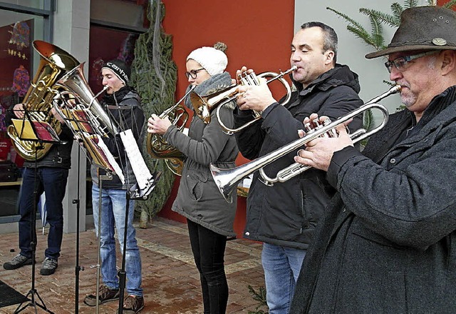 Weihnachtliche Klnge von der  Musikkapelle Biengen   | Foto: G. Blansche