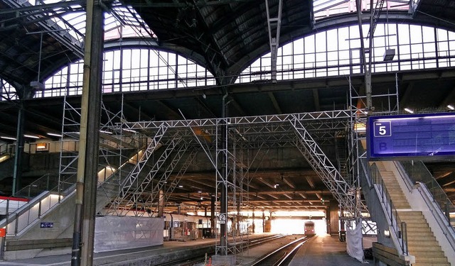 Die Hallen ber den Gleisen des Bahnhof SBB sind sanierungsbedrftig.   | Foto: SBB
