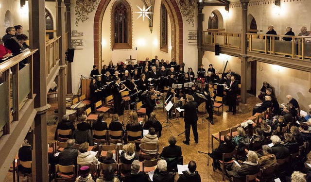 Mit drei ausgewhlten Kantaten aus dem...Elztalkantorei in der Sexauer Kirche.   | Foto: Gabriele Zahn