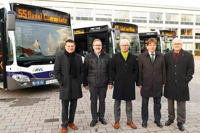 Neue Busse im Stadverkehr von Weil am Rhein knnen geortet werden