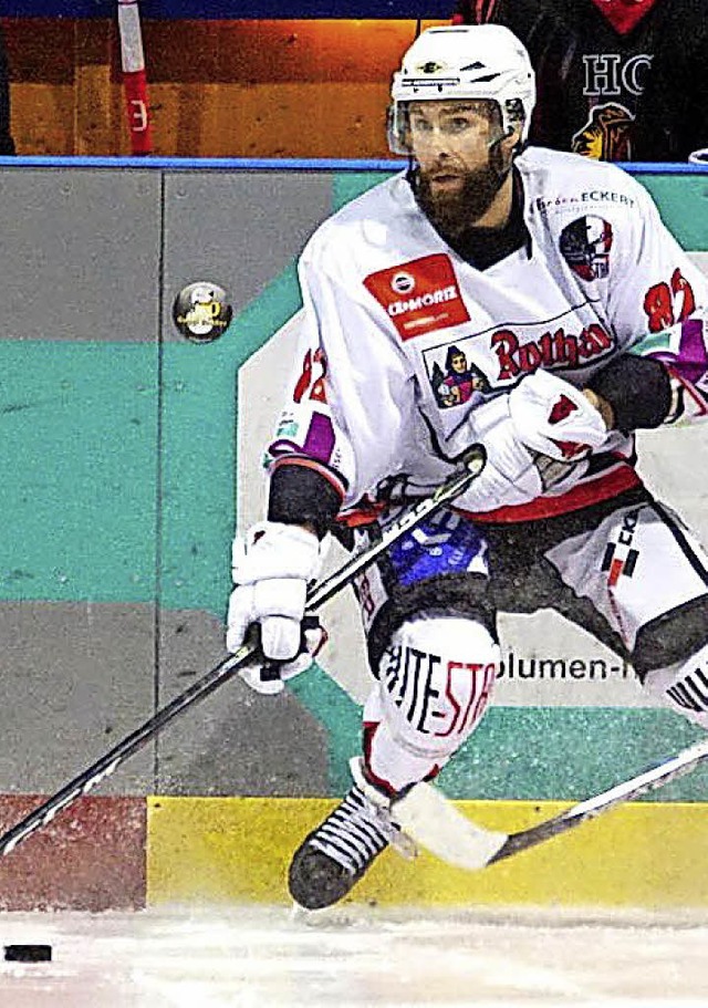 Mit drei Treffern beim 8:1 gegen den EHC Rheinfelden II dabei: Alain Willemin   | Foto: heinz Frommherz