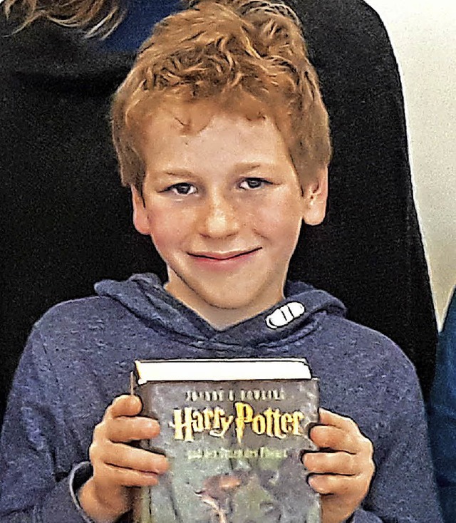 Malte Ranke las aus &#8222;Harry Potter&#8220; vor.   | Foto: S. Erbacher