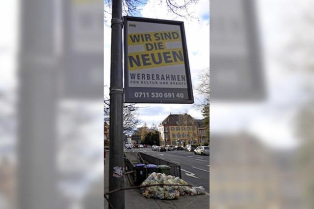 Plakatwerbung muss knftig im Rahmen bleiben