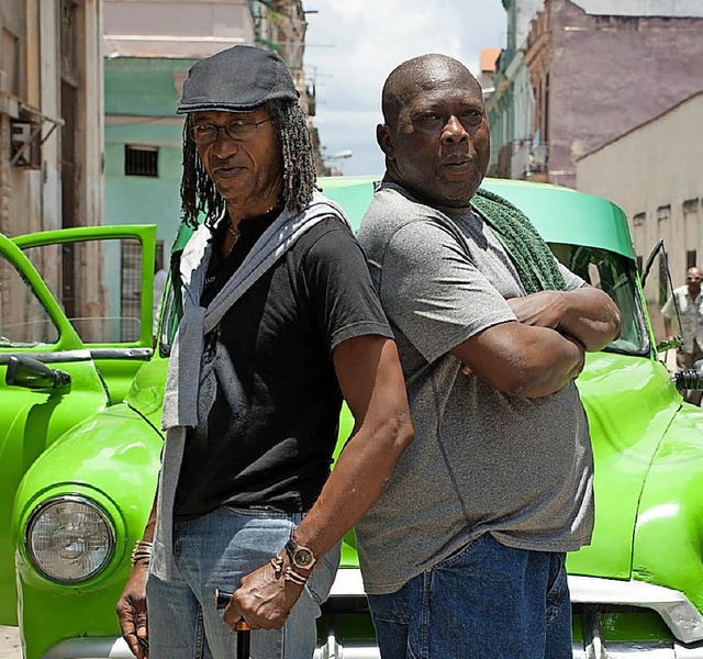 Sly &amp; Robbie, wichtigste Taktgeber...modernen Reggae, in Kubas Hauptstadt.   | Foto: Merrington