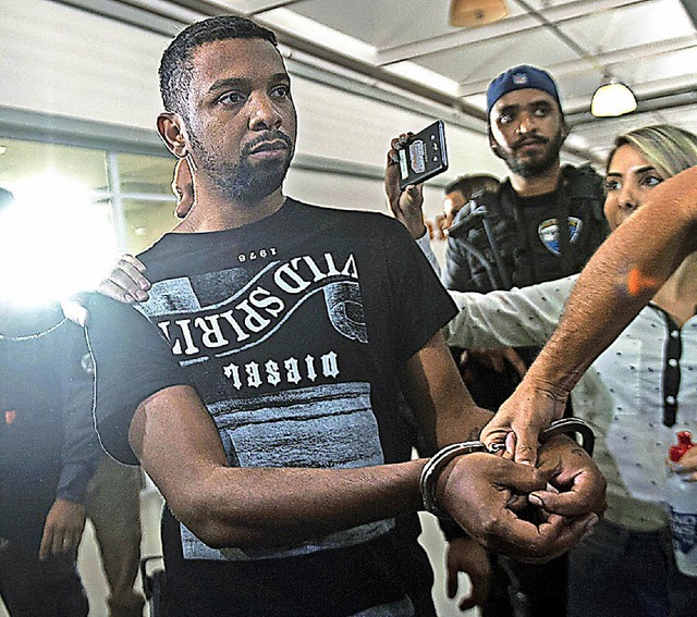 Rogrio da Silva nach seiner Festnahme   | Foto: AFP