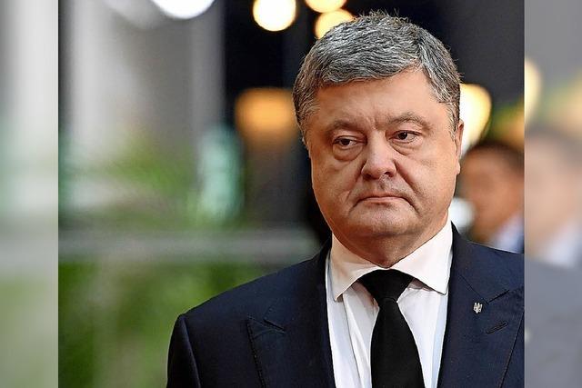 Korruption untergräbt das Vertrauen in Poroschenko